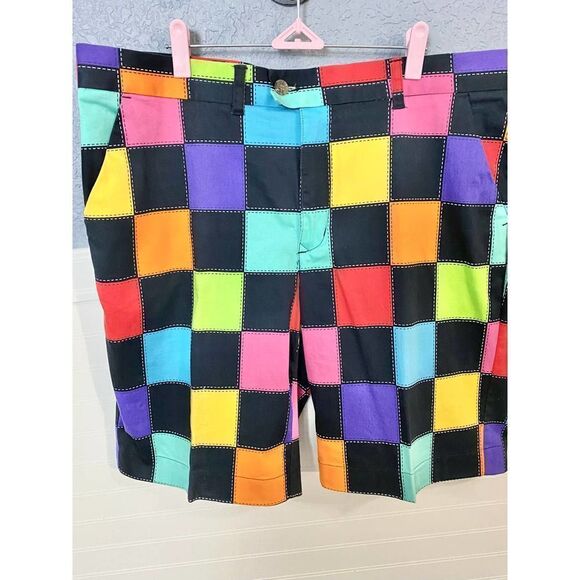 Loudmouth Hollywood Squares Golf Shorts - Picture 5 of 12